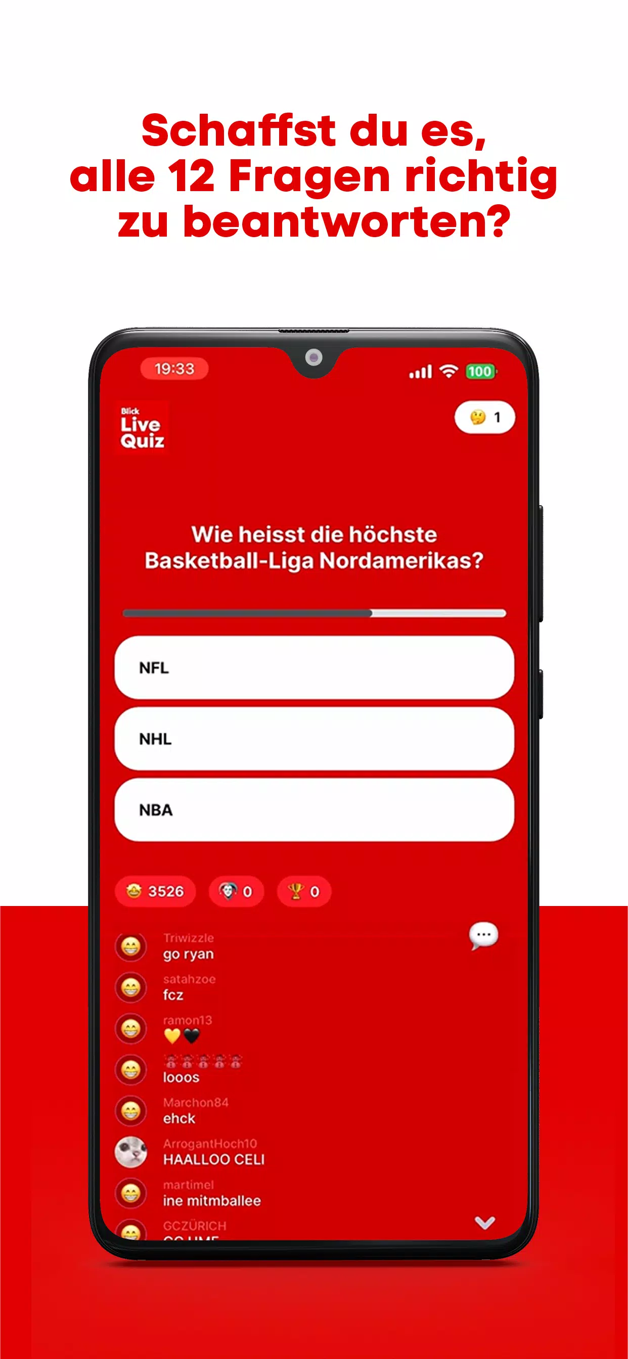 Blick Live Quiz Captura de pantalla 2