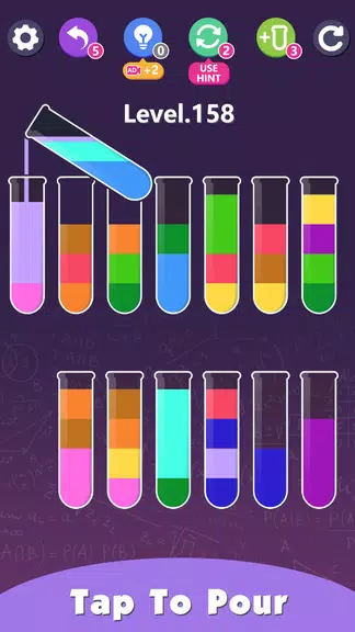 Water Sort Puzzle: Color Sort Captura de tela 2