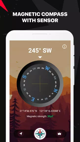 Compass - Directional Compass स्क्रीनशॉट 0