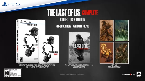 The Last of US Complete Collector's Edition. Image courtesy of PlayStation.