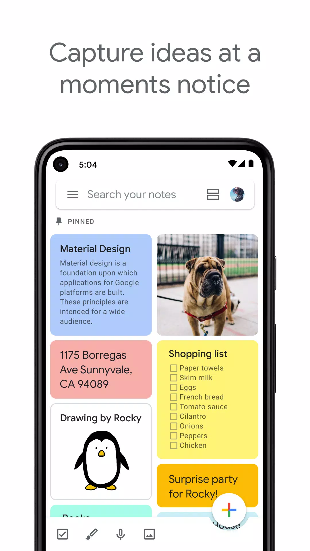 Google Keep : notes et listes Capture d'écran 0