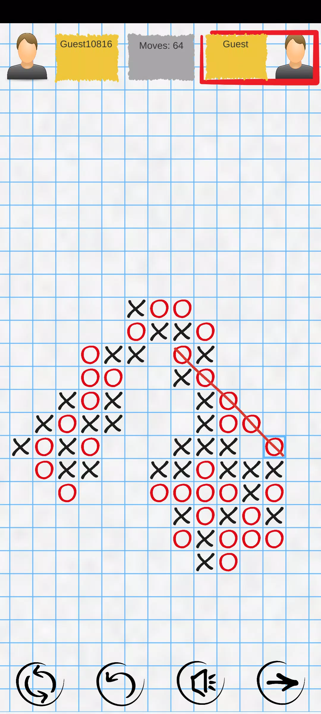 Mega Tic Tac Toe Onine Capture d'écran 1