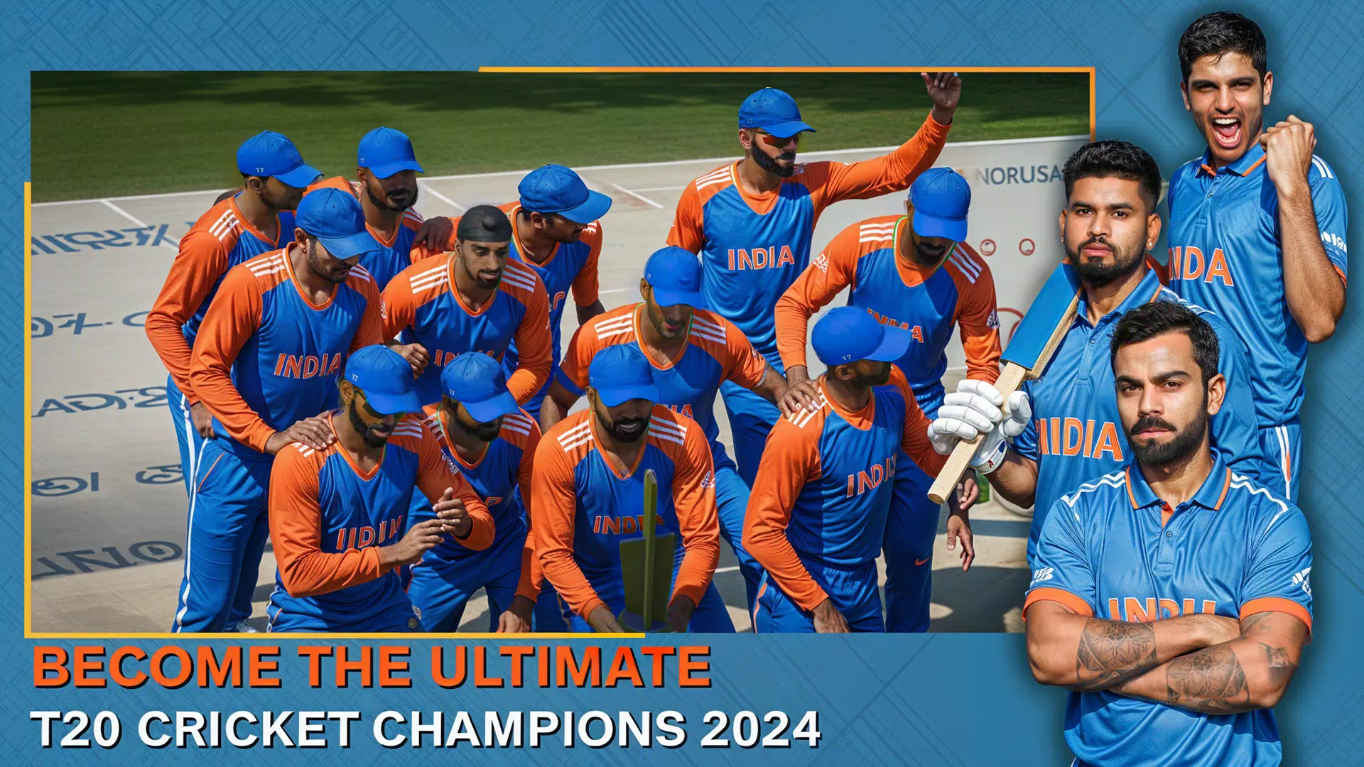 Cricket Champions Real 3D Game Скриншот 2