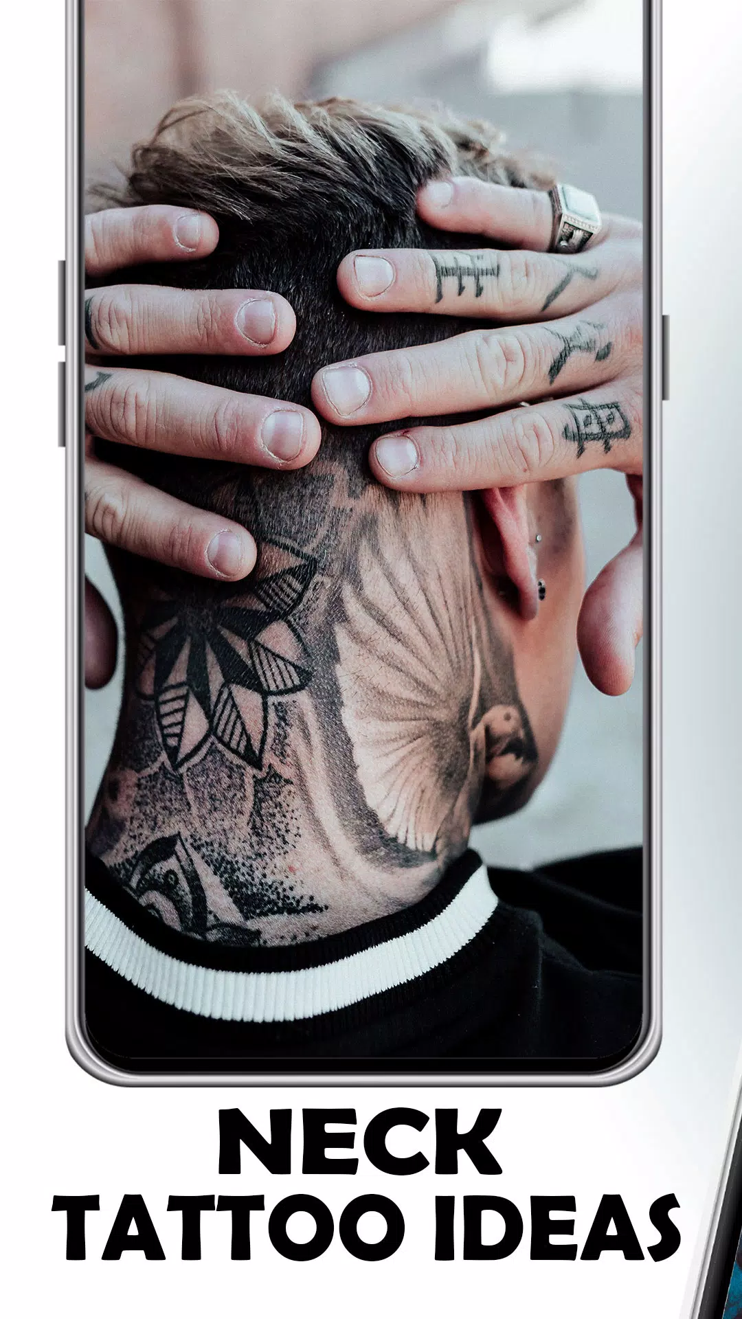 Neck Tattoo Designs Tangkapan skrin 0