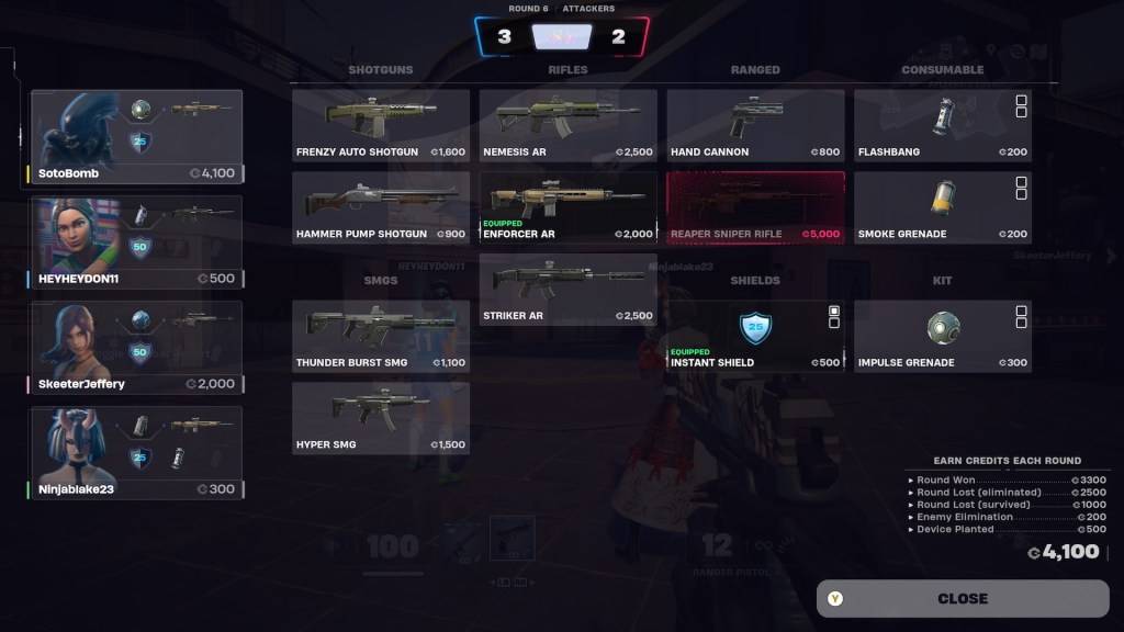 La schermata di acquisto di Fortnite Ballistic come parte di un articolo sul miglior carico.