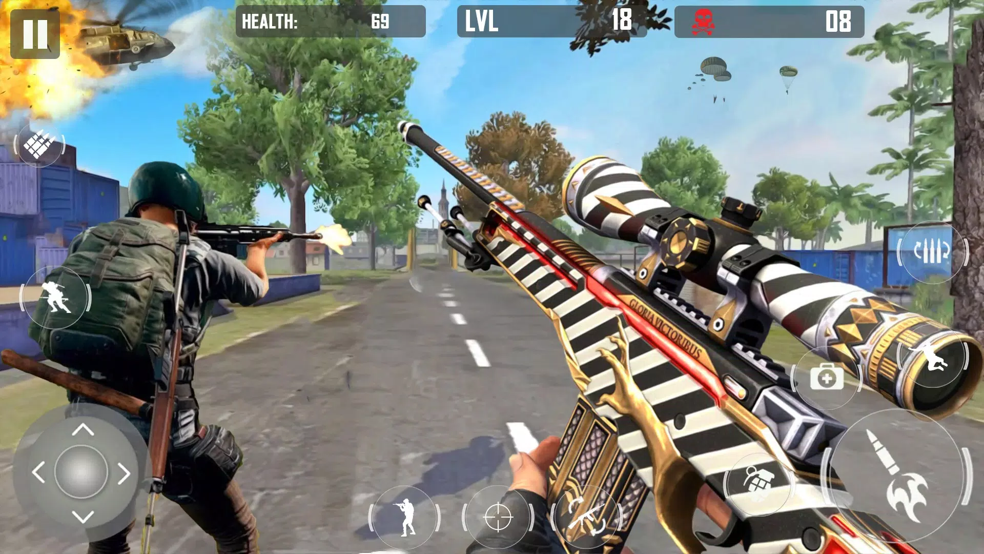 Squad Fire Gun Games - Battleg应用截图第3张