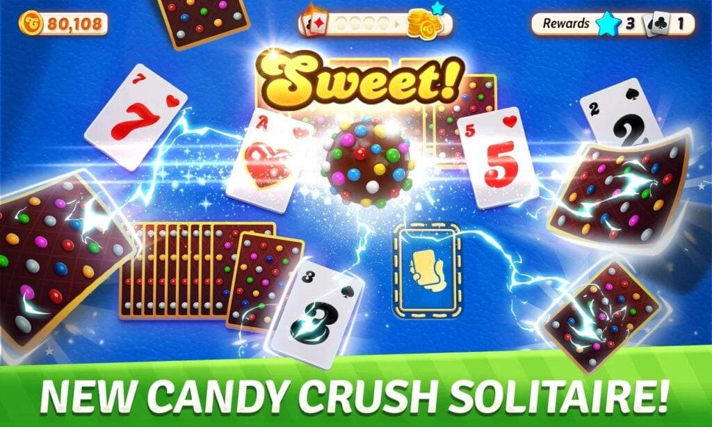 Candy Crush Solitaire: Main kesabaran Tripeaks di telefon bimbit