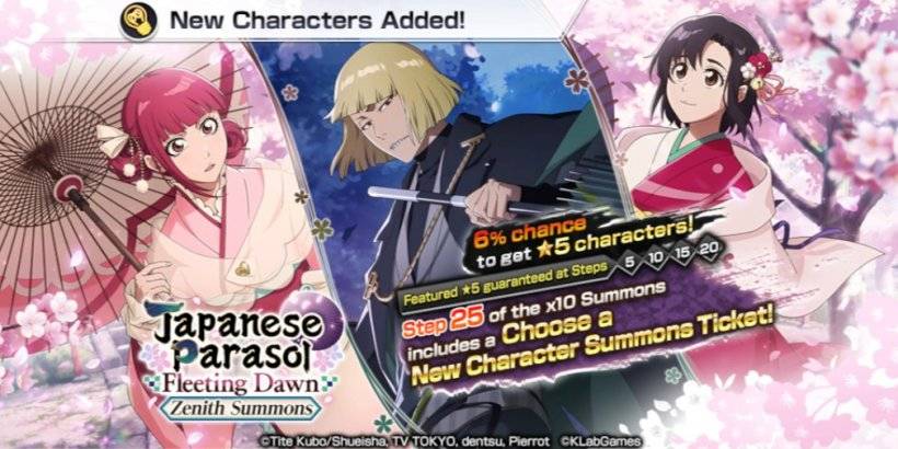 Bleach: Brave Souls lança campanhas para recompensas no jogo e no mundo real