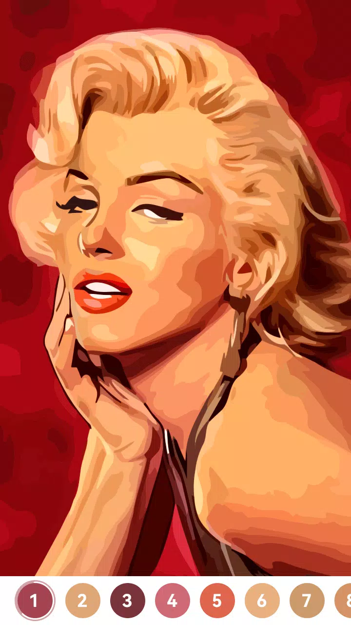 Celebrity Paint by Number Game應用截圖第3張
