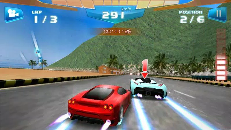 Fast Racing 3D 스크린샷 1