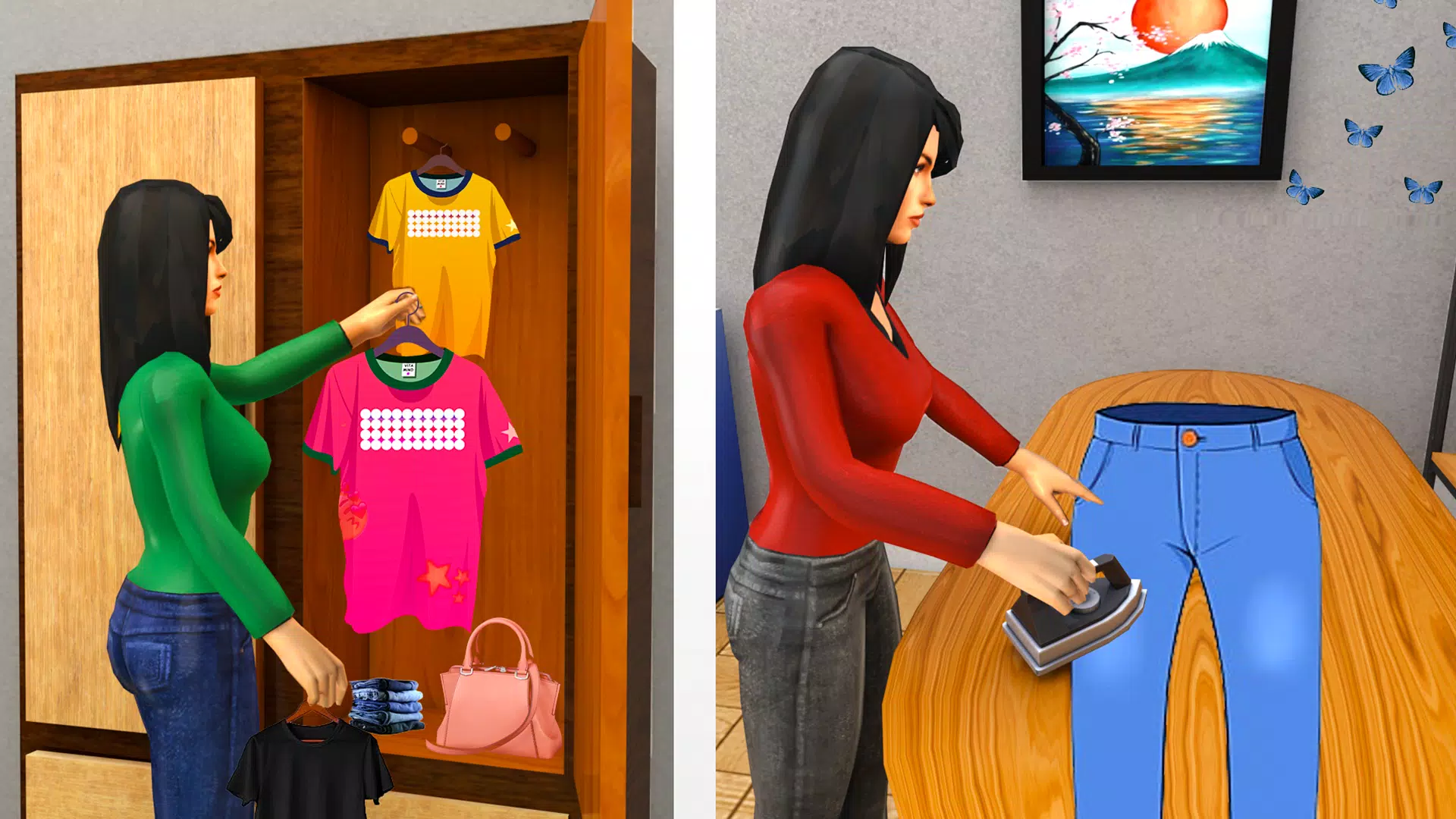 Virtual Mother Single Mom Sim Tangkapan skrin 2