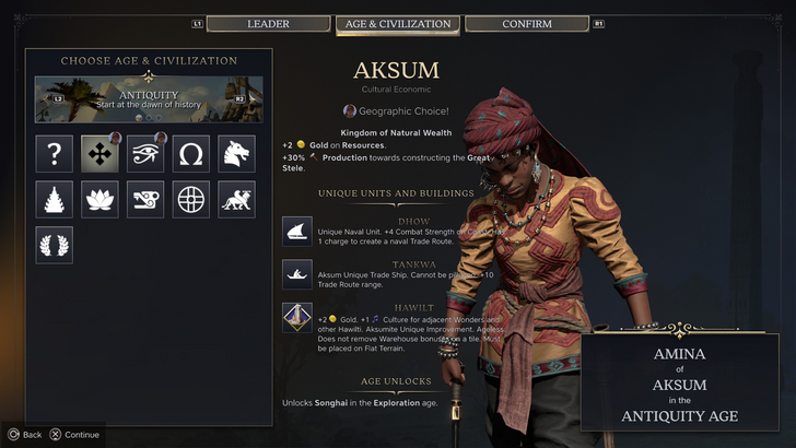 Civilization VII Interface Analysis