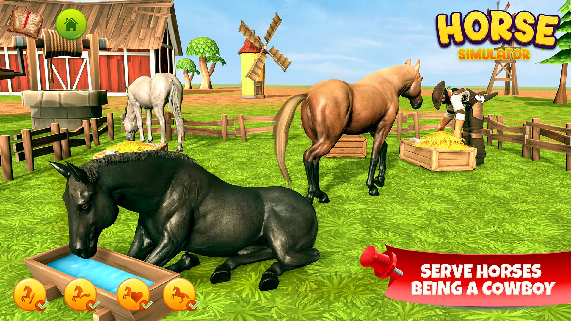 Horse Simulator Family Game 3D應用截圖第1張