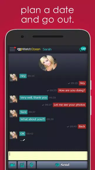 Schermata Free Dating App & Flirt Chat - MatchOcean 1