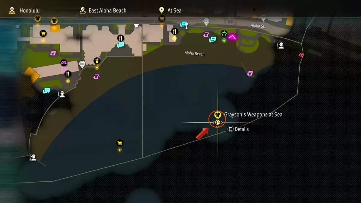 Localização no mapa para comprar Sashimi de Captura Selvagem em Pirate Yakuza