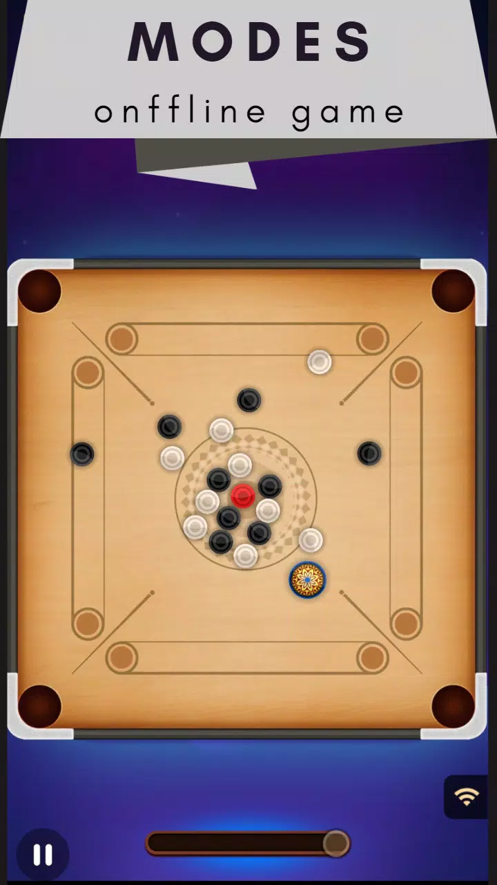 Carrom Board Offline Скриншот 1