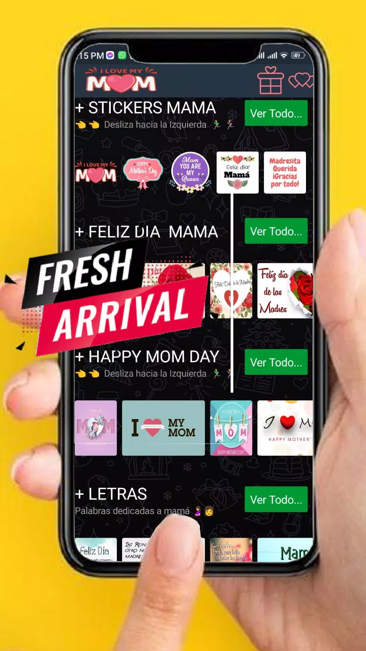 Feliz Día MAMA, Stickers mom Capture d'écran 1