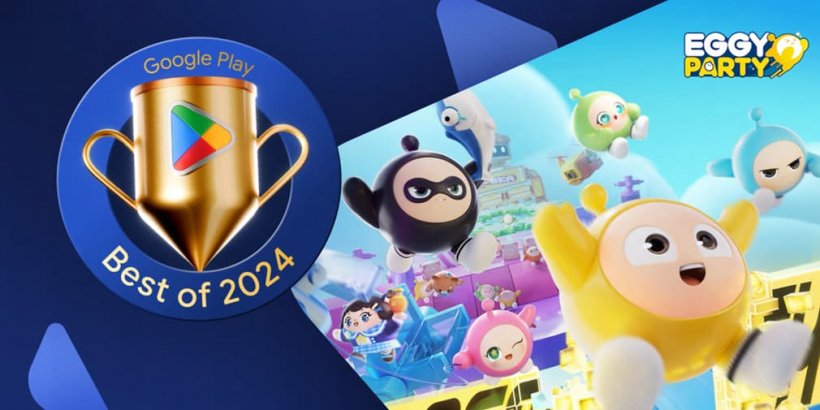 Pesta Eggy Menang Pick Up & Play Terbaik di Google Play Awards 2024