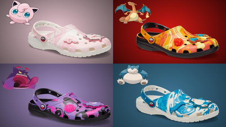 Pokémon Crocs Close-up of Designs