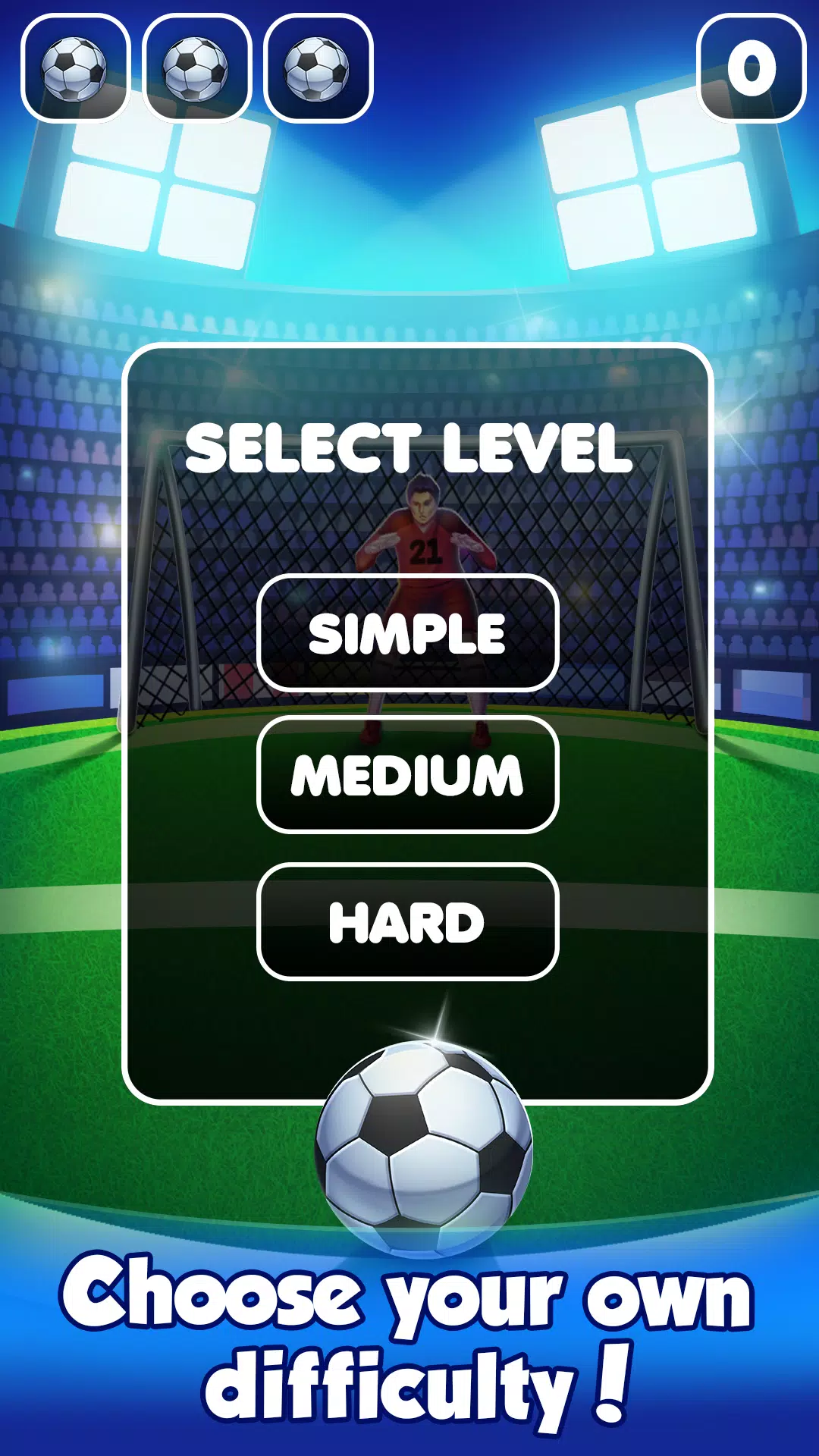Schermata Flick Football : Soccer Game 3