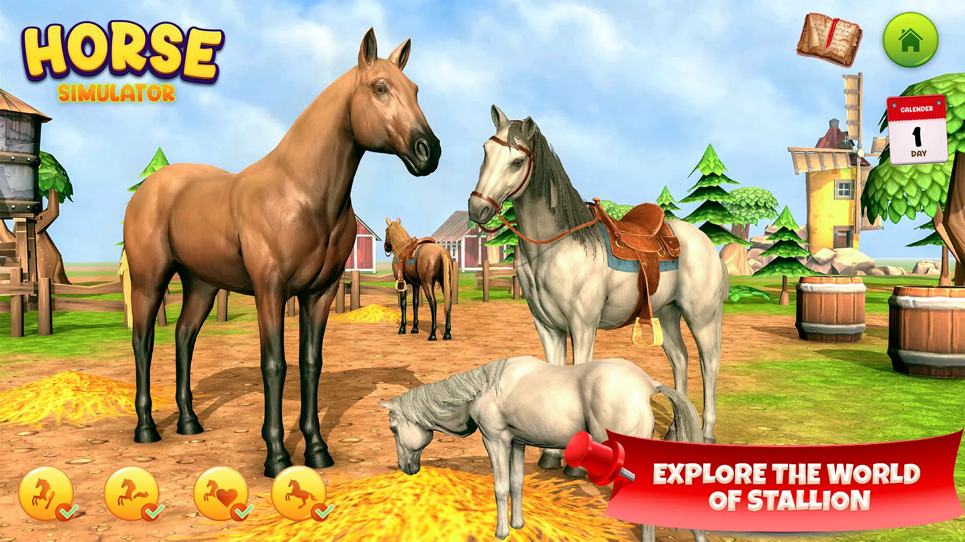 Horse Simulator Family Game 3D應用截圖第3張