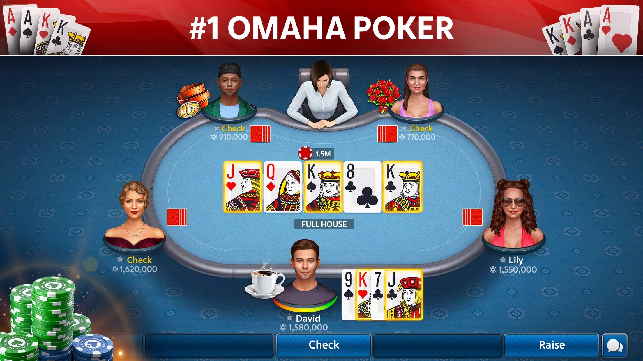 Omaha Poker Captura de pantalla 0