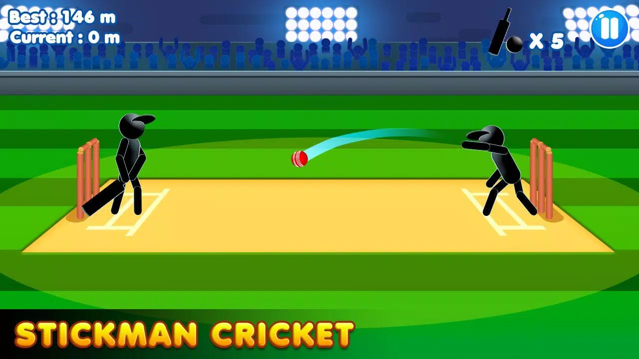 Stickman Cricket:Cricket Games स्क्रीनशॉट 0
