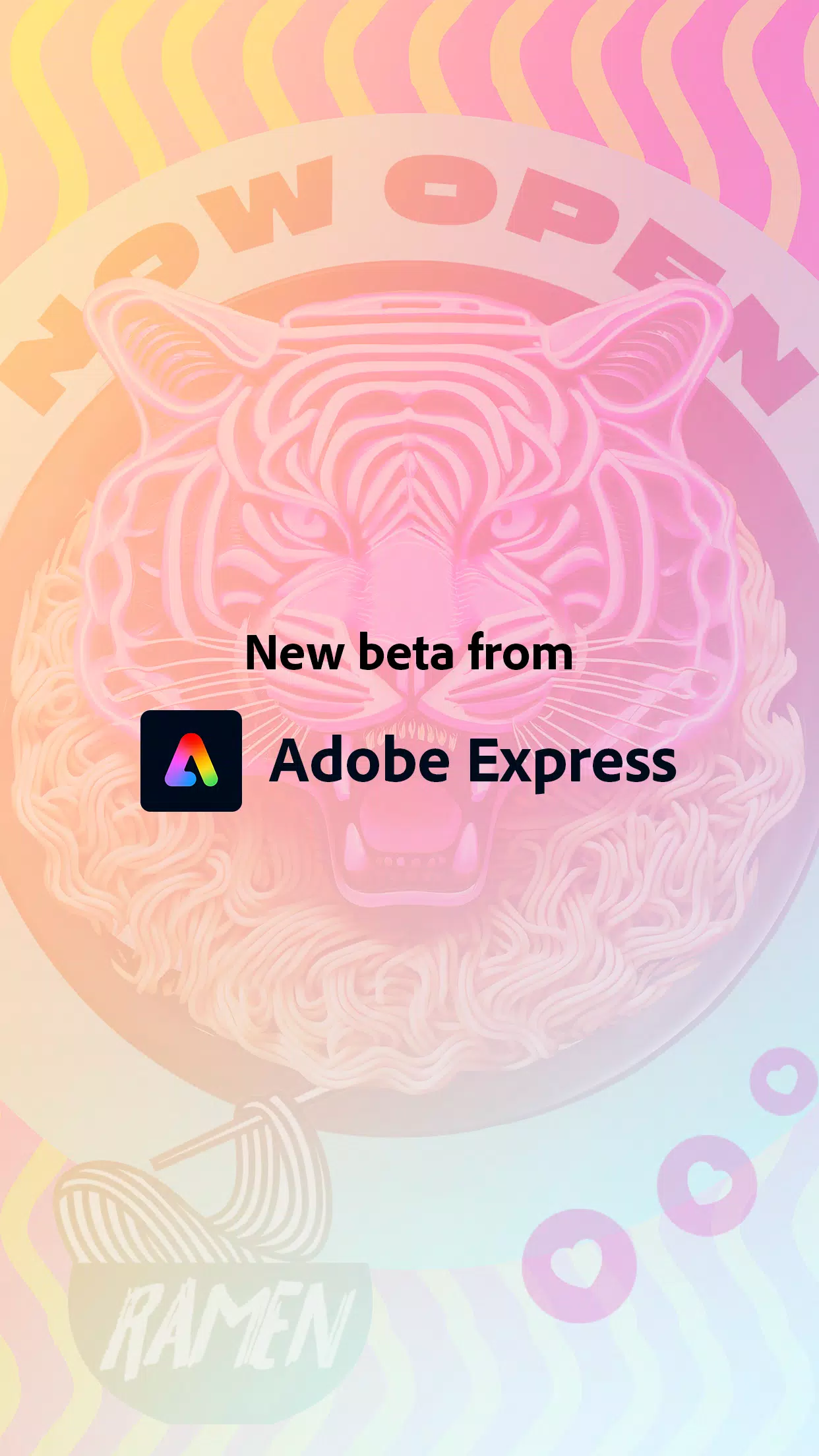 Adobe Express (Beta) Tangkapan skrin 0