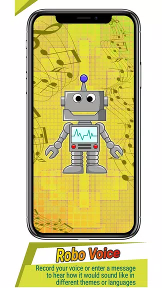 Robot Voice ဖန်သားပြင်ဓာတ်ပုံ 0