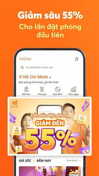 Go2Joy - Hourly Booking App Schermafbeelding 2