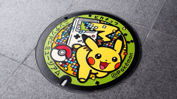 Si Pikachu Manhole ay hindi isang inaasahang kumbinasyon ng mga salita, ngunit narito tayo