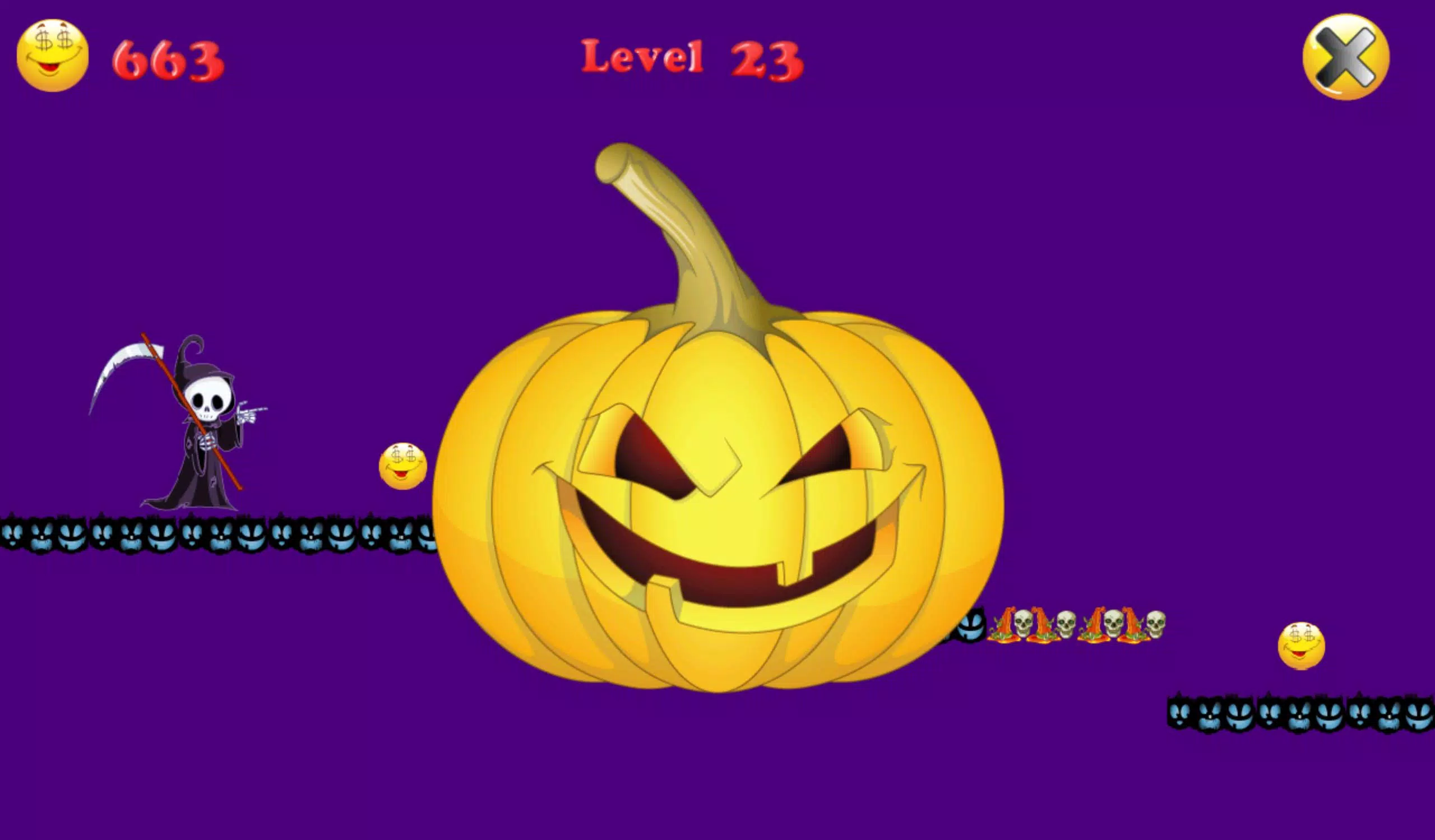 Halloween Pumpkin Adventure Capture d'écran 1