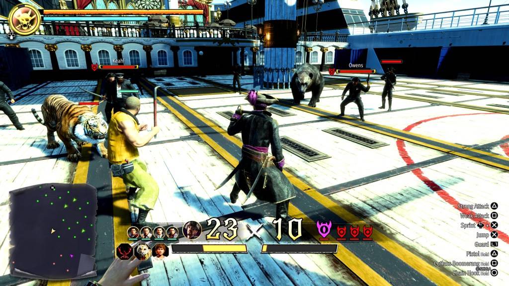 海军战斗第二阶段的船员战斗像龙一样：夏威夷海盗Yakuza