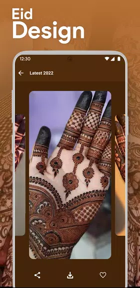 Latest Mehndi Design For Girls Capture d'écran 2