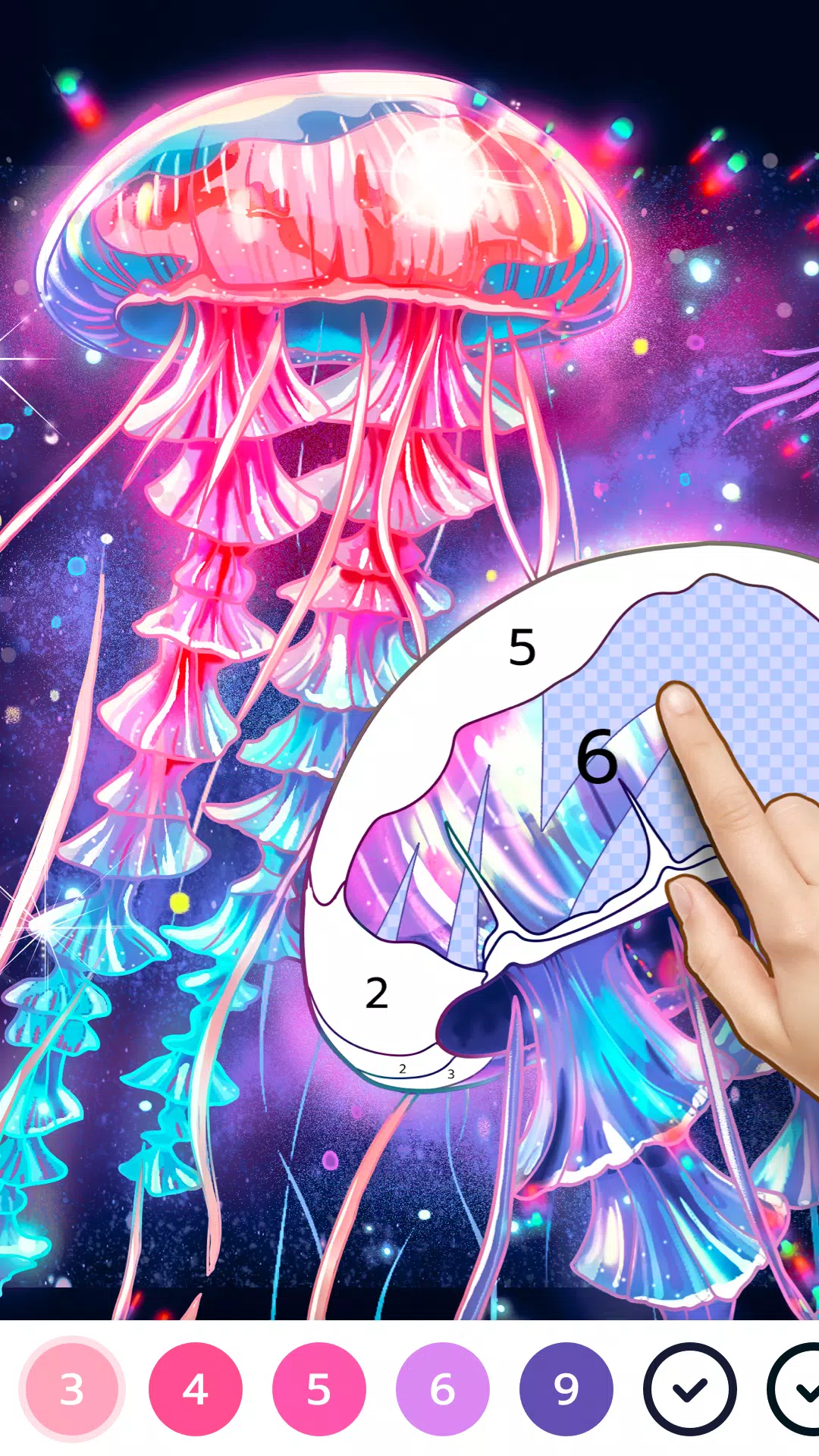 Colorswipes® - Color by Number スクリーンショット 1