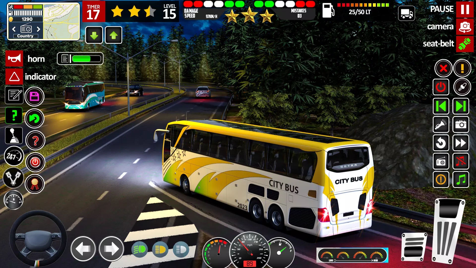 Bus Games City Bus Simulator Tangkapan skrin 3