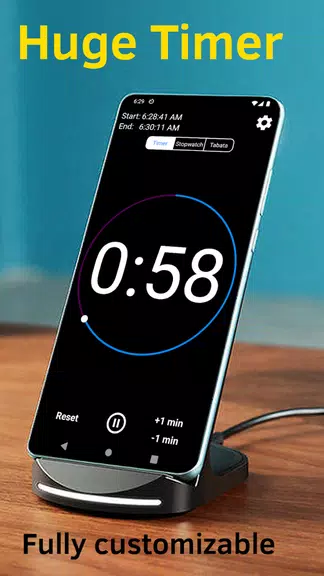 Riesige Timer-Stoppuhr-Tabata Screenshot 0