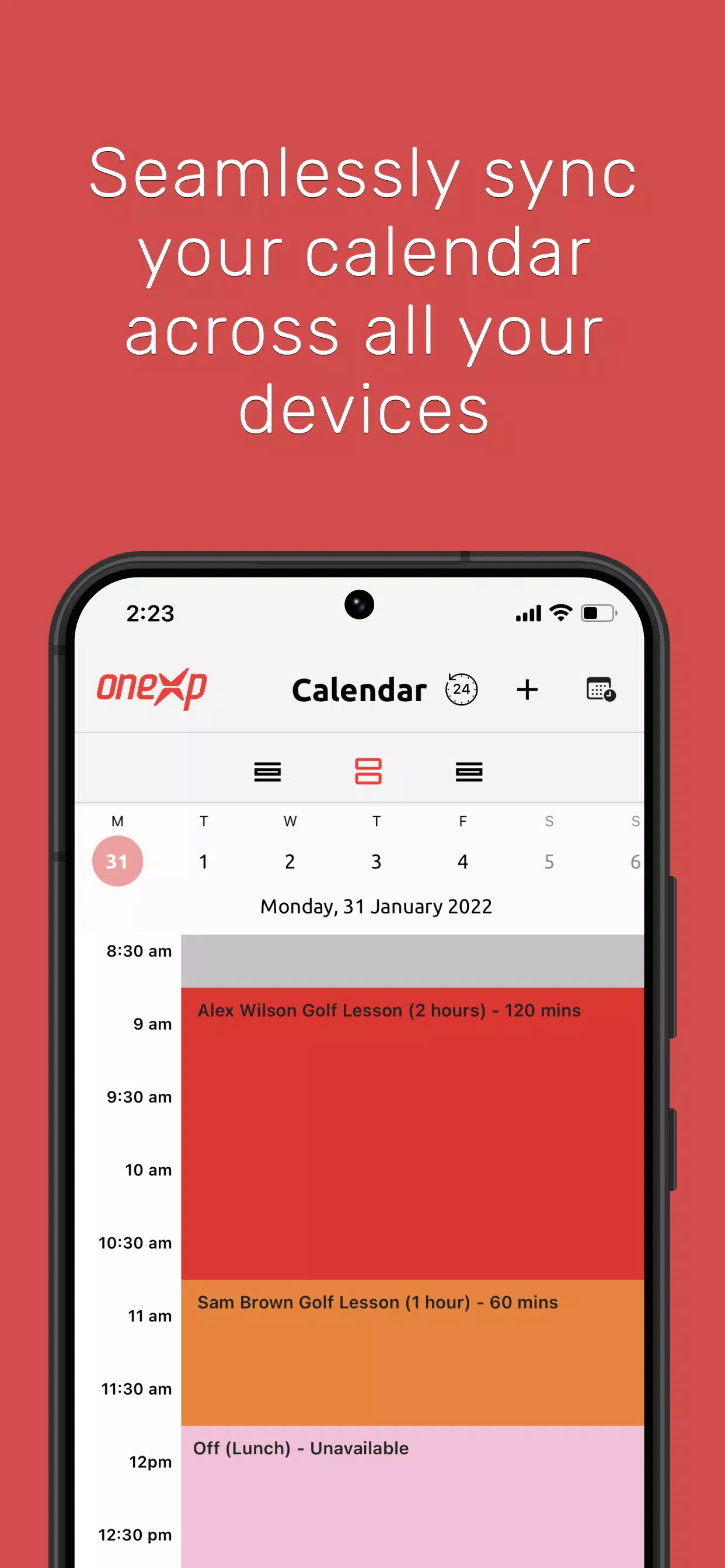 OneXp: Sports Coaching App Captura de pantalla 3