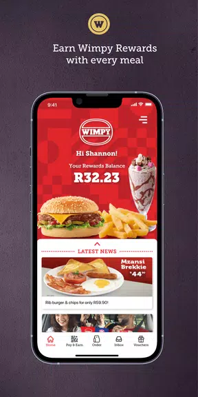 Wimpy Rewards App Скриншот 0