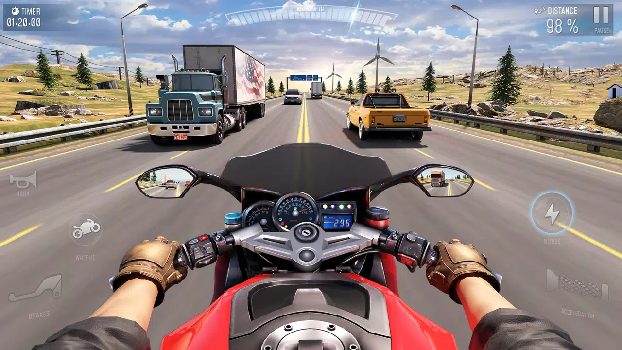 Rider 3D Bike Racing Games Скриншот 0
