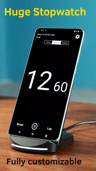 Riesige Timer-Stoppuhr-Tabata Screenshot 3