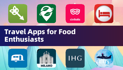 Reis -apps voor voedselliefhebbers