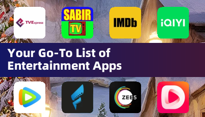 Uw go-to-lijst met entertainment-apps