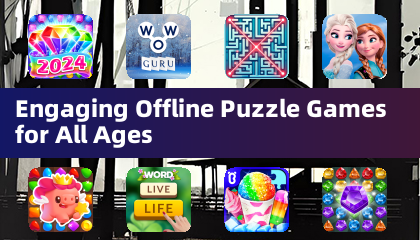 Engaging Offline Puzzle Games for All Ages