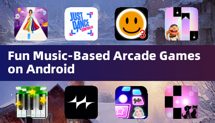 Android向けの楽しい音楽アーケードゲーム