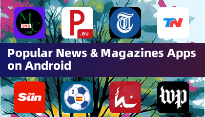 Beliebte Nachrichten- und Magazin-Apps auf Android