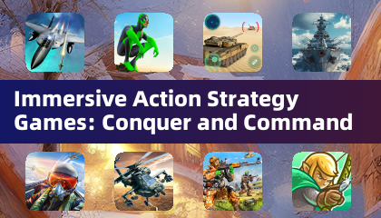Jogos de estratégia de ação envolvente: conquiste e comande