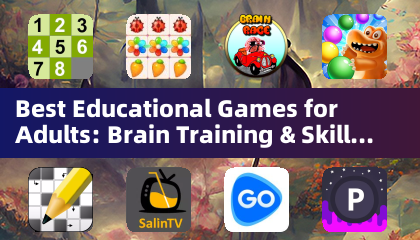 최고의 성인을 위한 교육 게임: 두뇌 훈련 및 기술 개발(퍼즐 게임)