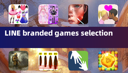 Auswahl an LINE-Branded-Spielen