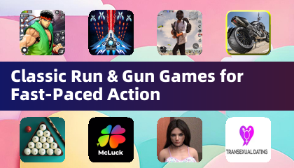 Klassische Run & Gun-Spiele für schnellen Action-Spaß